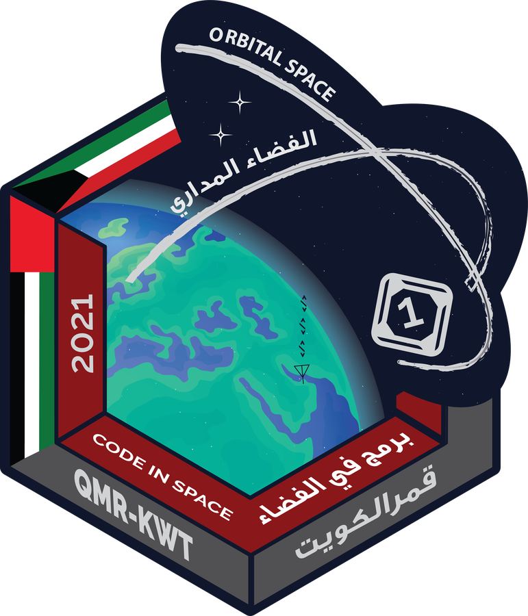 Code In Space — QMR-KWT mission patch