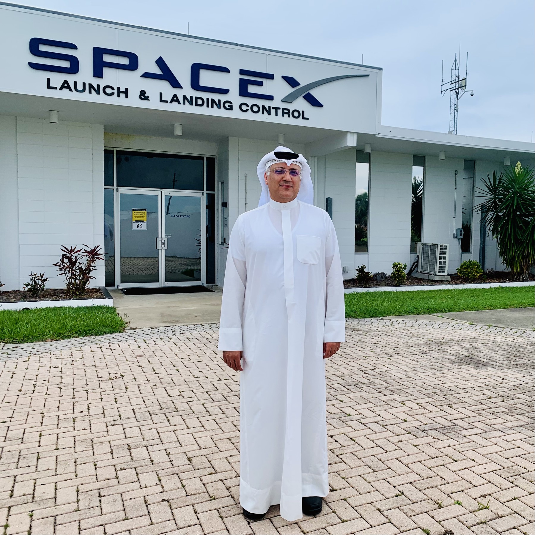 Orbital Space team member at SpaceX Launch and Landing Control